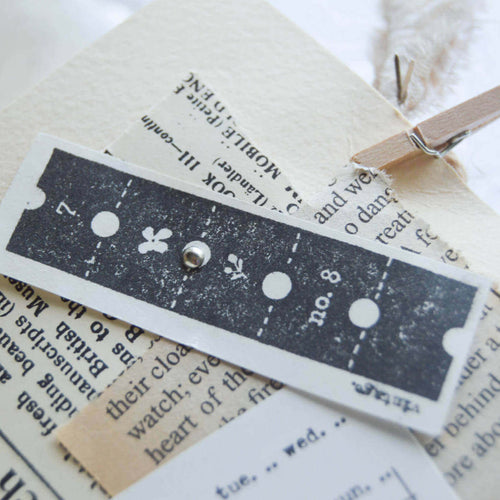 Jesslynnpadilla Rubber Stamp - Deco Vintage Ticket