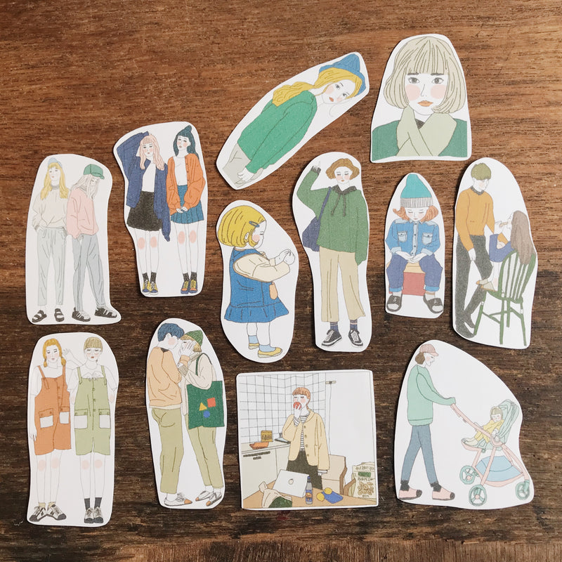 Girl's Project Stickers 006