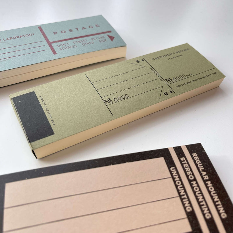 35mm Film Processing Memo Pad