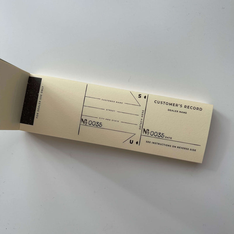 35mm Film Processing Memo Pad