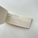 35mm Film Processing Memo Pad