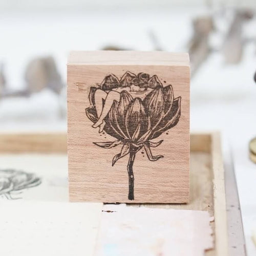 Black Milk Project Rubber Stamp - Floral Tub