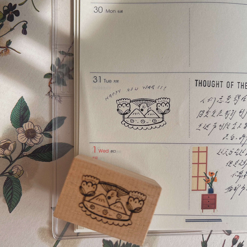 Bloom in Winter Rubber Stamps