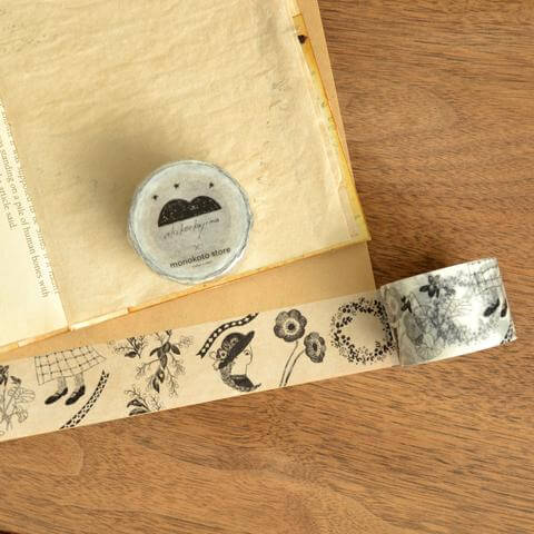 monokoto store x Akiko Okajima Washi Tape - Girl