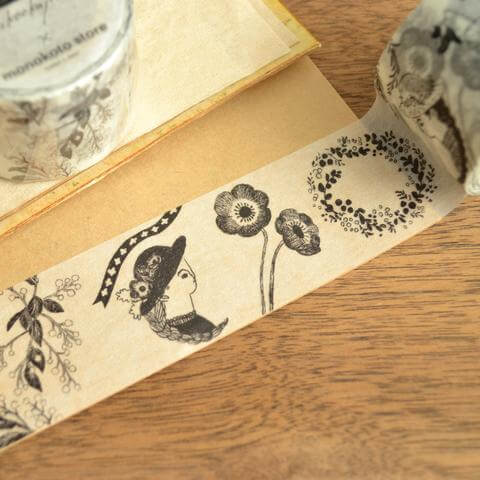 monokoto store x Akiko Okajima Washi Tape - Girl