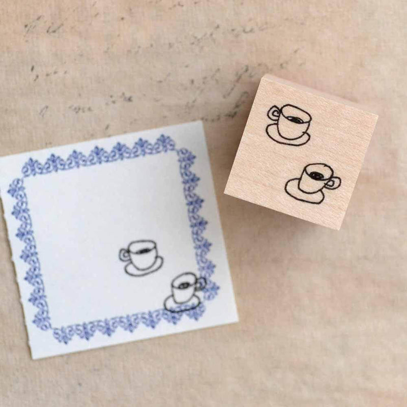 monokoto store x Shuzi Orishige Rubber Stamp - Hot Drink