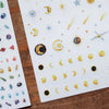 LCN Print-On Stickers - Cosmos / Moon Phases / Stardust