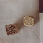 bighands handmade Rubber Stamp - Scenery on my desk