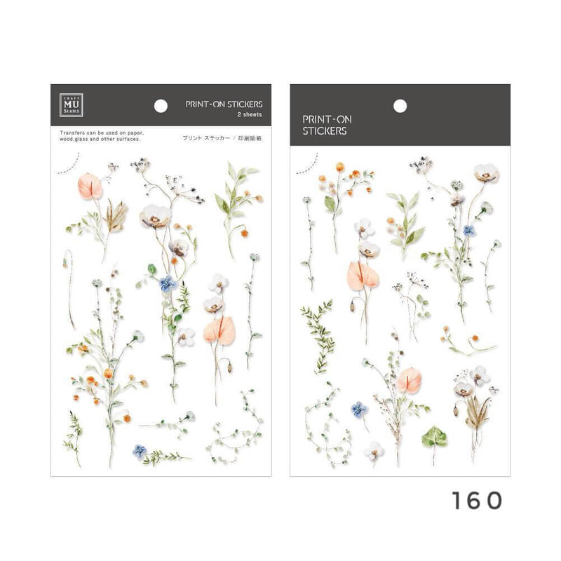 MU Print-On Sticker - Botanical Series XII