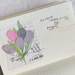 SOMe Phrase Rubber Stamp - spring has sprung without scent