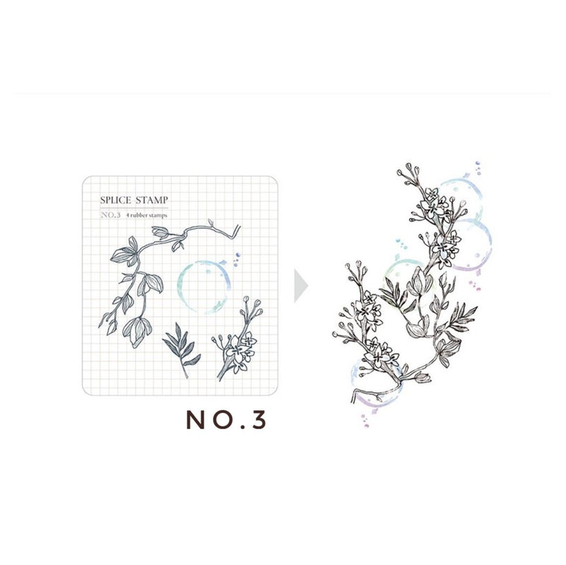 MU Botanical Clear Stamp Set - No. 03