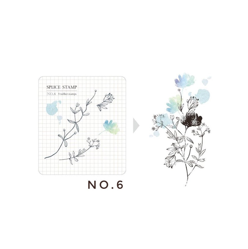 MU Botanical Clear Stamp Set - No. 06