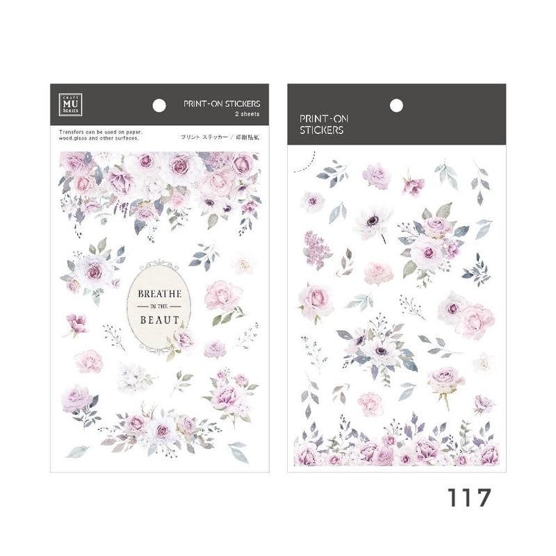 MU Print-On Sticker - Botanical Series IX