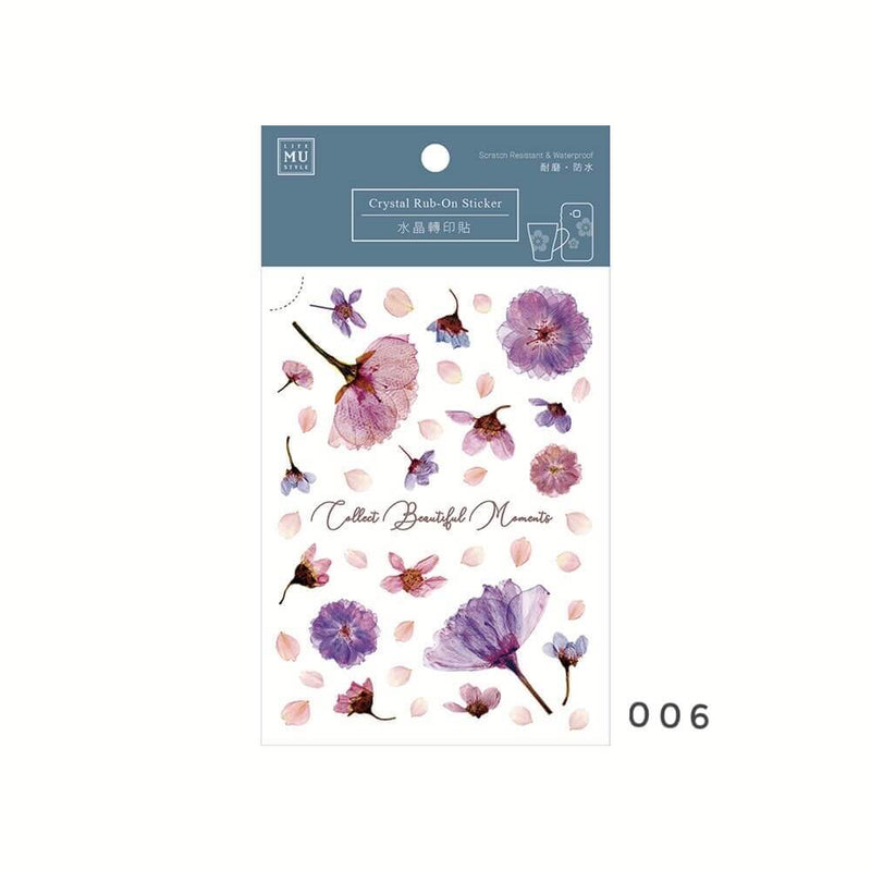 MU Crystal Print-On Sticker