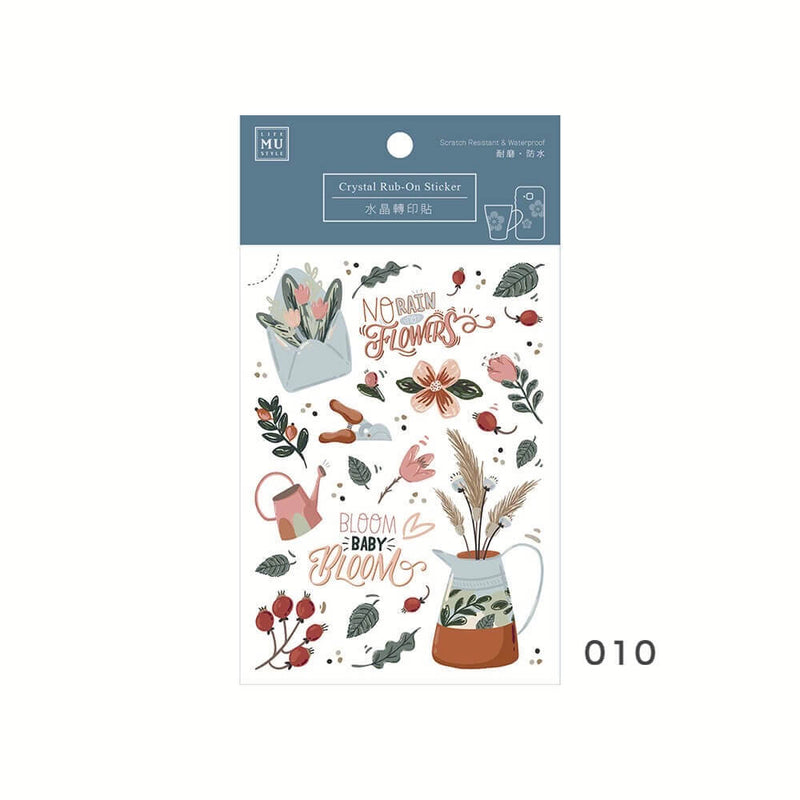 MU Crystal Print-On Sticker