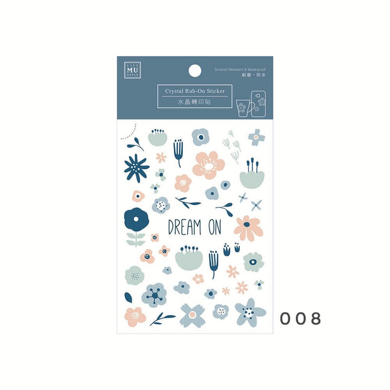 MU Crystal Print-On Sticker