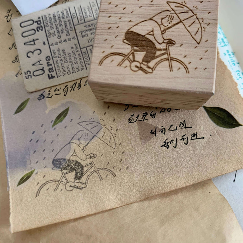 Even If It Rains Rubber Stamps