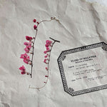 Pressed Flower Print-on Sticker: Coral Vine