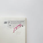 Pressed Flower Print-on Sticker: Coral Vine