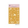 MU Gold Foil Print-On Sticker - Winter Limited Edition Series