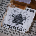 LCN Metal Stamps X - Typewriter