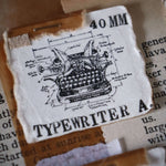 LCN Metal Stamps X - Typewriter