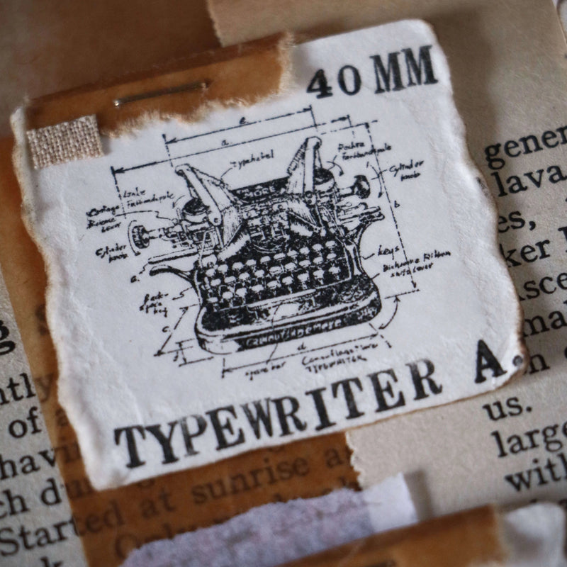 LCN Metal Stamps X - Typewriter