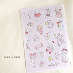 msbulat Sticker Sheet - Take a bow