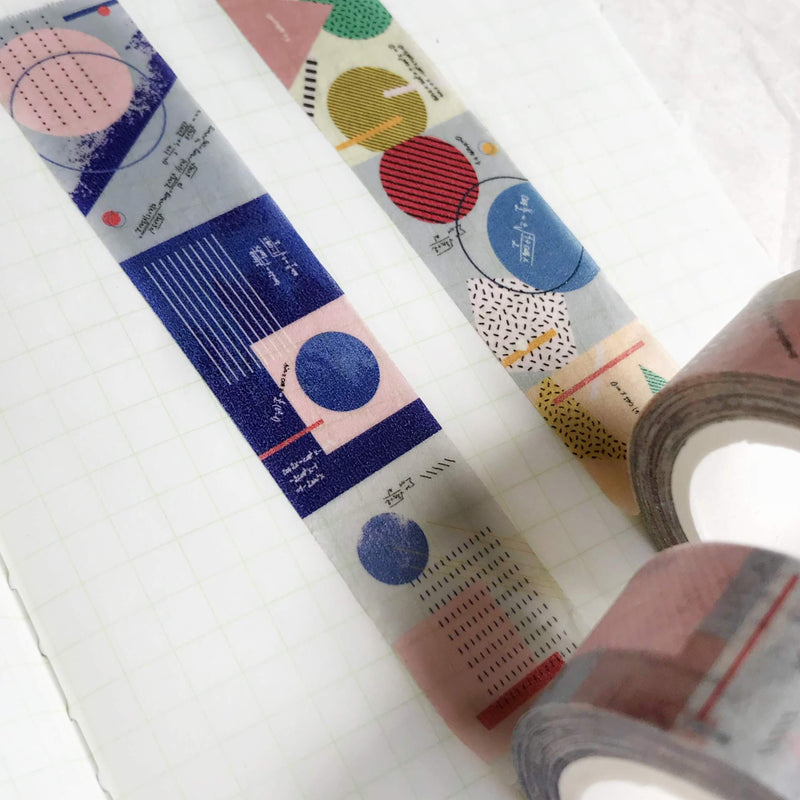 Asteroid B610 Washi Tapes - Practice of Colours