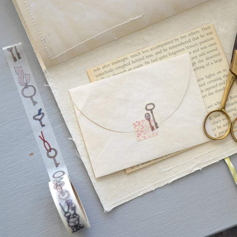 monokoto store x Yuko Kajikawa Washi Tape - Keys