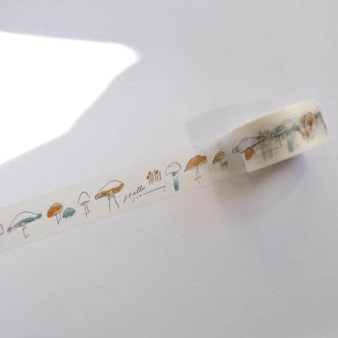 monokoto store x hase Washi Tape - Kinoko