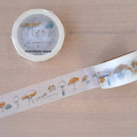 monokoto store x hase Washi Tape - Kinoko