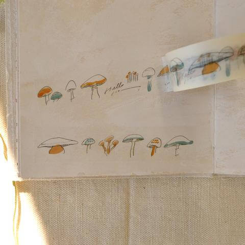 monokoto store x hase Washi Tape - Kinoko