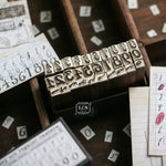 LCN DIY Mini Rubber Stamp Set - Numbers