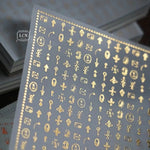 LCN Gold-Stamping Notepad - Starry Night No.3