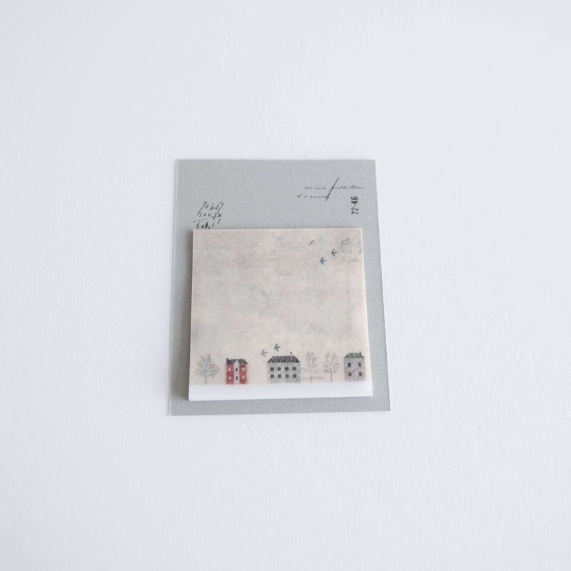 YOHAKU Tracing Paper Sticky Note | 070 a corner of town