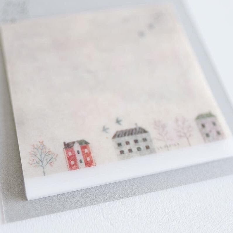 YOHAKU Tracing Paper Sticky Note | 070 a corner of town