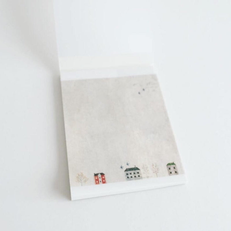 YOHAKU Collage Notepad | 10 a corner of town