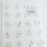 YOHAKU Round Clear Sticker | M-079 Humming