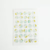 YOHAKU Round Clear Sticker | M-055 Lemonade