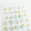 YOHAKU Round Clear Sticker | M-055 Lemonade