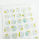YOHAKU Round Clear Sticker | M-055 Lemonade