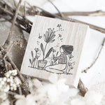 Black Milk Project Rubber Stamp - Monochrome Girls Series