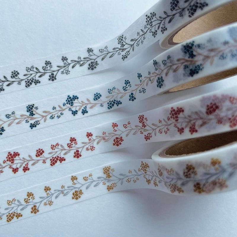 Oeda Letterpress Washi Tape - Bloom Line