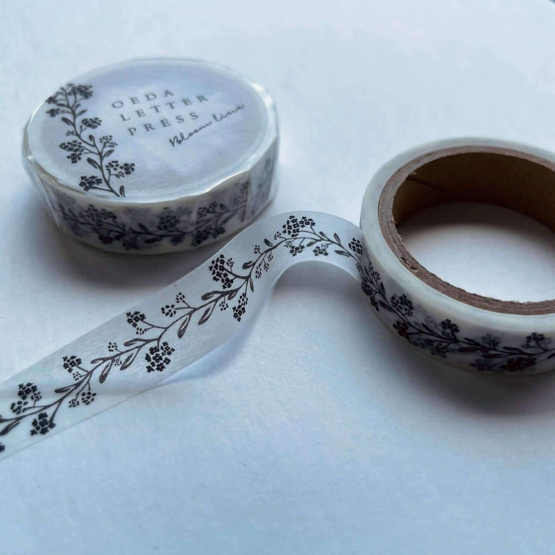 Oeda Letterpress Washi Tape - Bloom Line