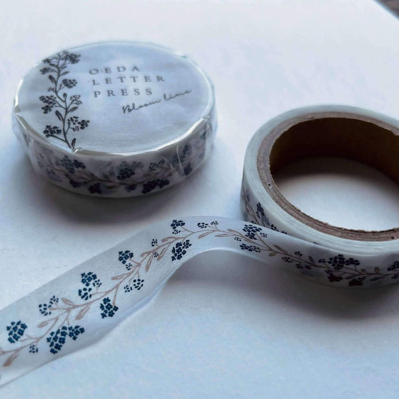 Oeda Letterpress Washi Tape - Bloom Line