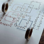 Oeda Letterpress Washi Tape - Bloom Line