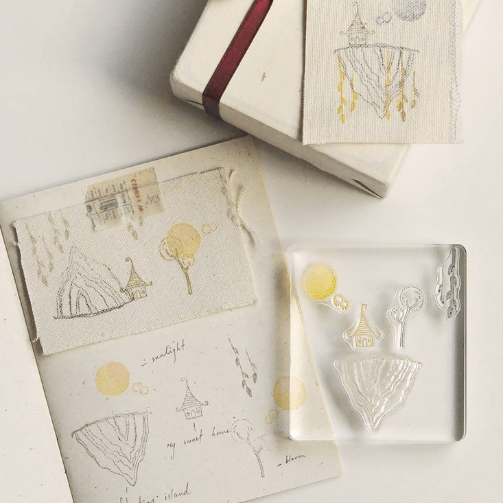 MU Botanical Clear Stamp Set - No. 12