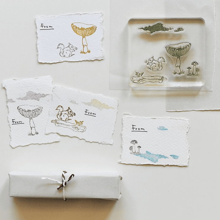 MU Botanical Clear Stamp Set - No. 14