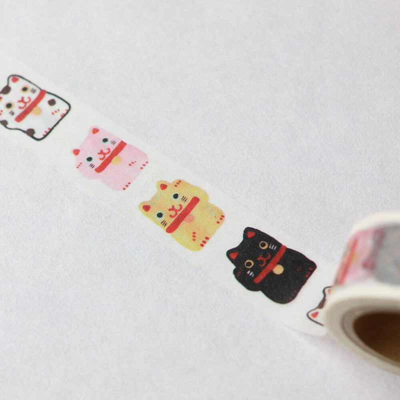 monokoto store x KIMURA & Co. Washi Tape - Maneki Neko